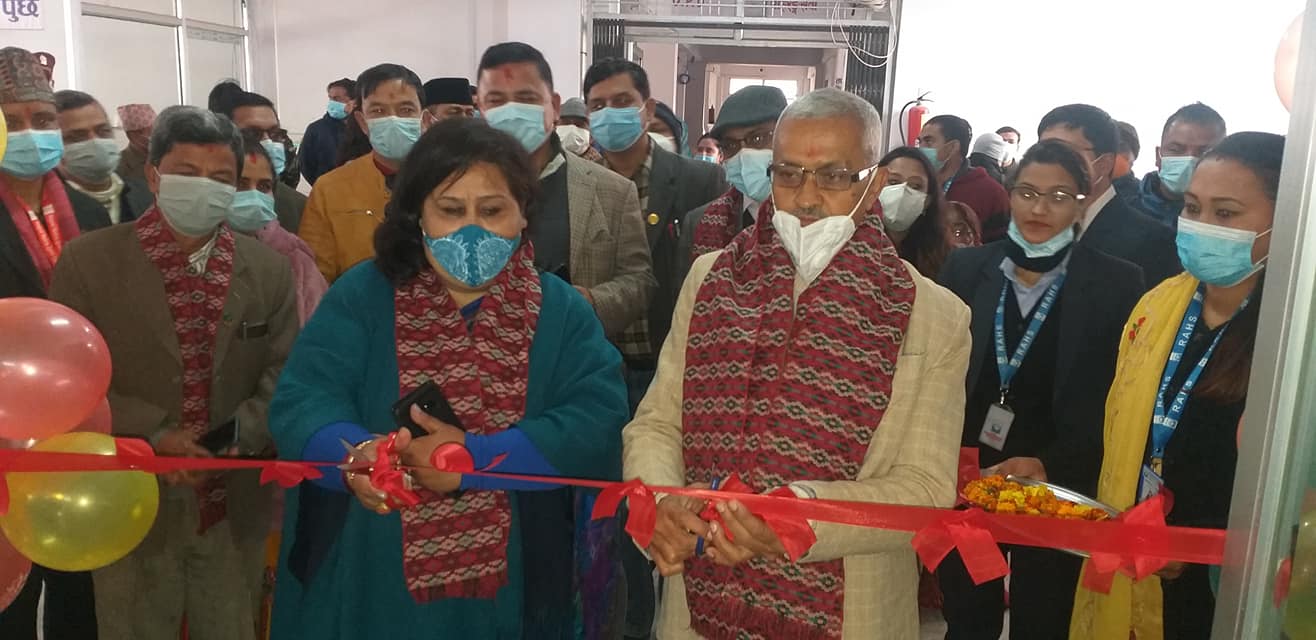 राप्ती स्वास्थ्य विज्ञान प्रतिष्ठानमा सीटी स्क्यान मेसिन जडान