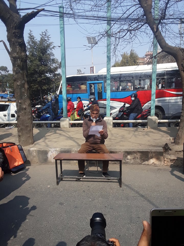 माइतीघर मण्डलाबाट डा.गोबिन्द केसीले भने- 'फागुन १२ देखि सत्याग्रह बस्छु'