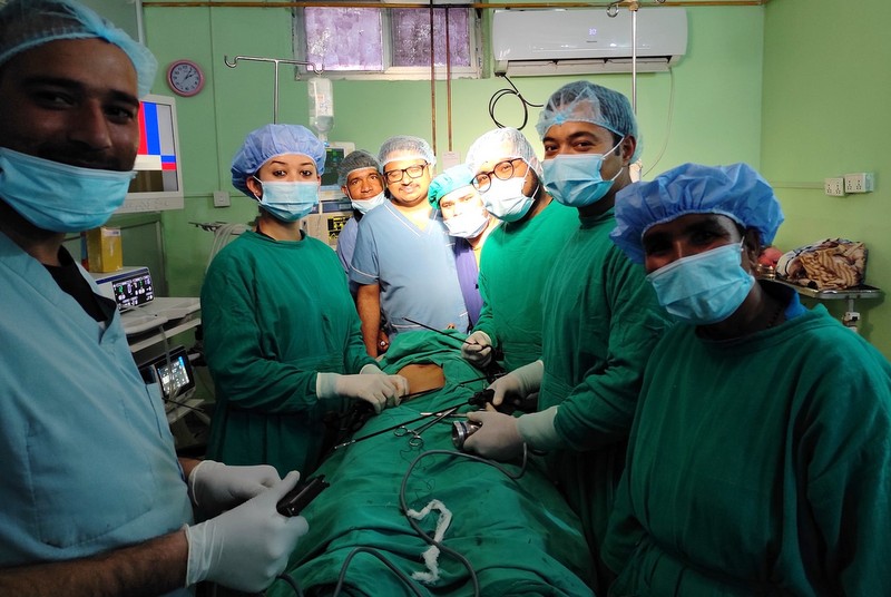 डडेलधुरामा दूरबिनबाट पित्तथैलीको  पत्थरीको सफल शल्यक्रिया
