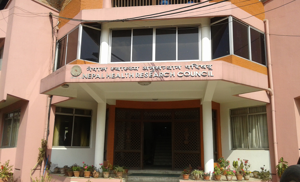 स्वास्थ्य अनुसन्धानको पहिलो ढोका ‘नेपाल स्वास्थ्य अनुसन्धान परिषद्’