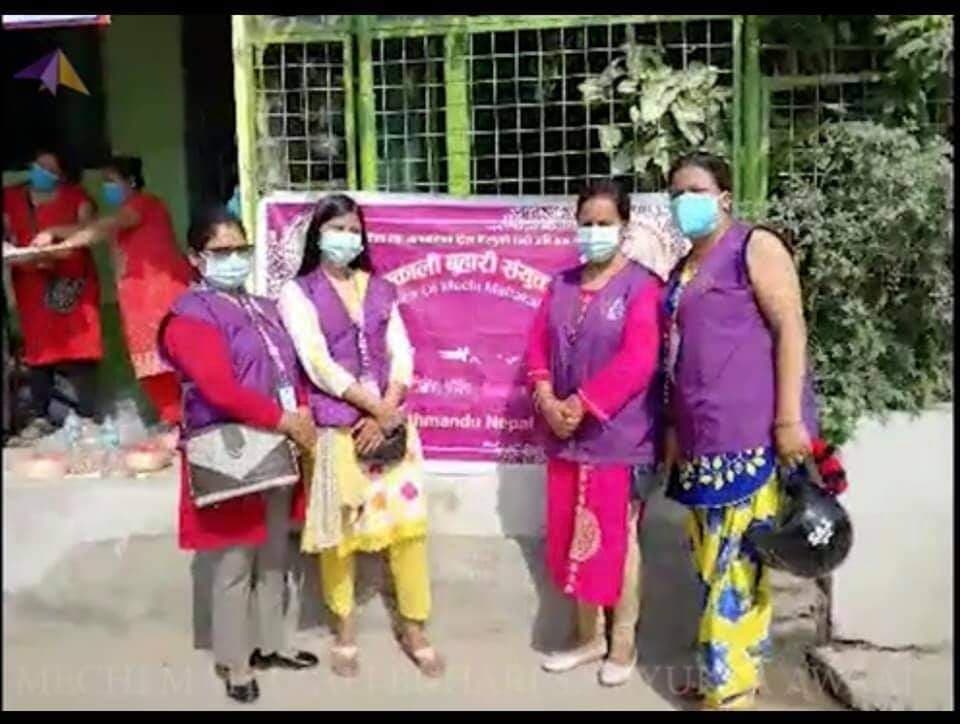 ‘मेचीमहाकाली बुहारी संयुक्त आवाज’द्धारा करिब ६ लाख मूल्य बराबरको खाद्यान्न वितरण