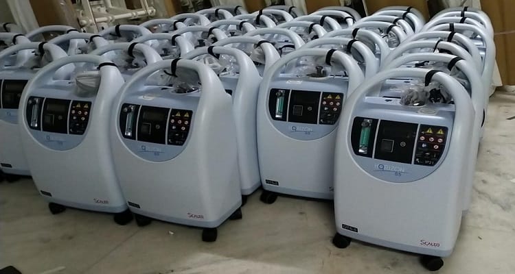 काठमाडौँ आइपुग्यो ४२८ अक्सिजन कन्सन्ट्रेटर