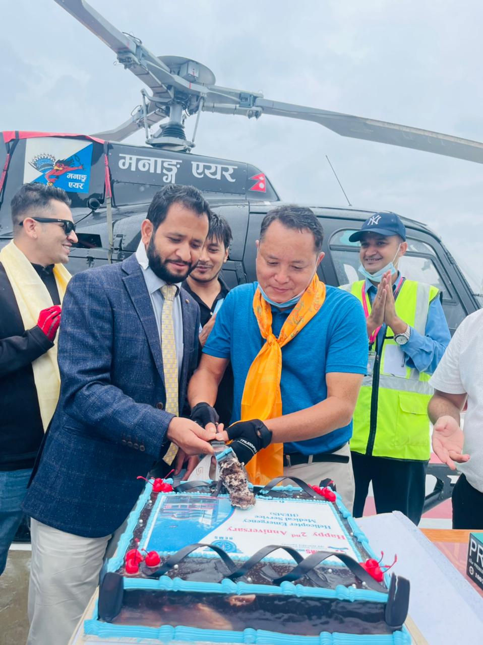 अस्पतालको हेलिकप्टर इमर्जेन्सी मेडिकल सेवाको दुई वर्षे यात्रामा ४ सय क्रिटिकल बिरामीको उद्धार