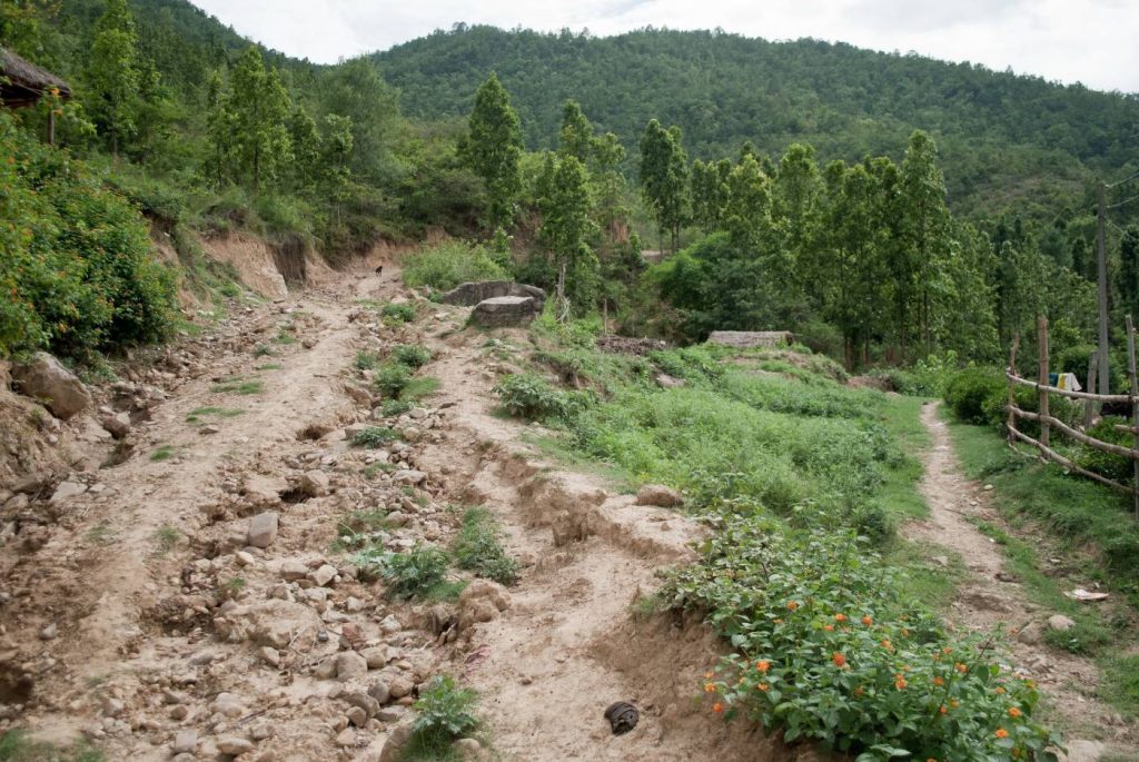 बिरामीलाई अस्पताल लैजान न बाटो छ, न सवारी साधन