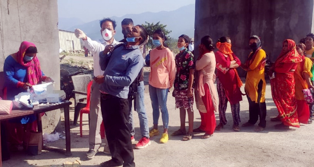 कञ्चनपुरबाट भारत जानेलाई एन्टिजेन परीक्षण