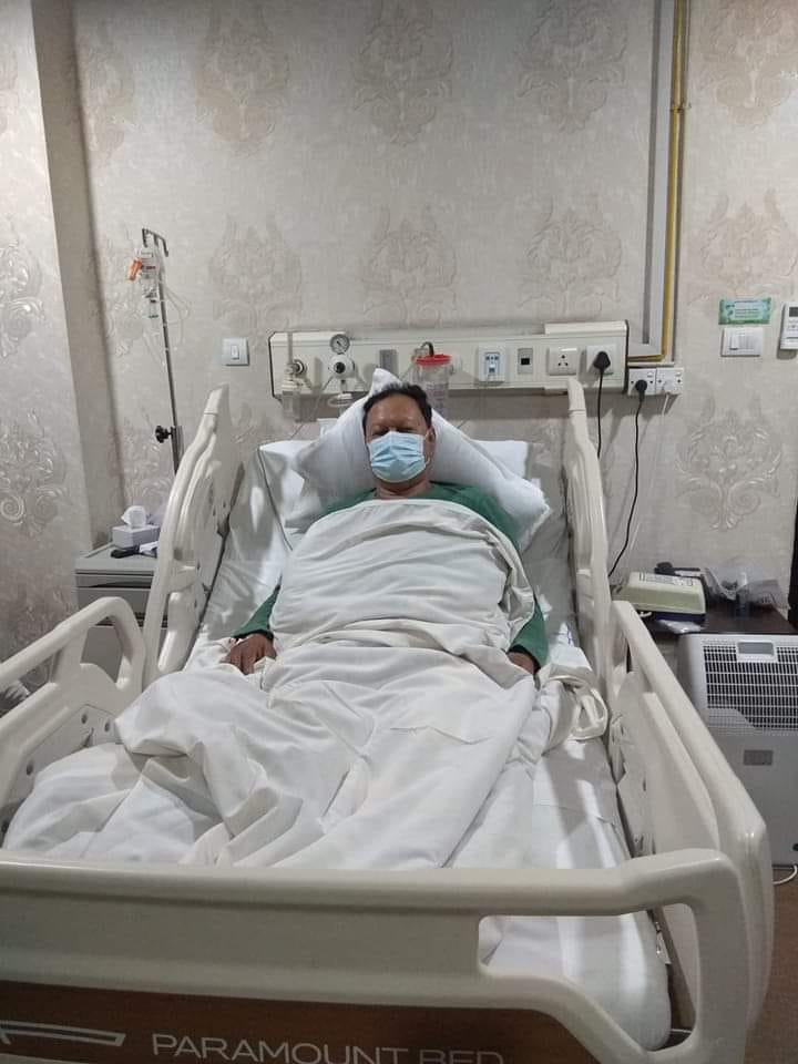कांग्रेस नेता बस्नेत अस्पताल भर्ना