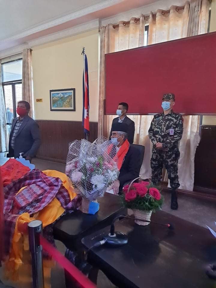 मेचीमहाकाली बुहारी संयुक्त आवाजद्धारा नवनिर्वाचित सभापति देउवालाई बधाई तथा शुभकामना