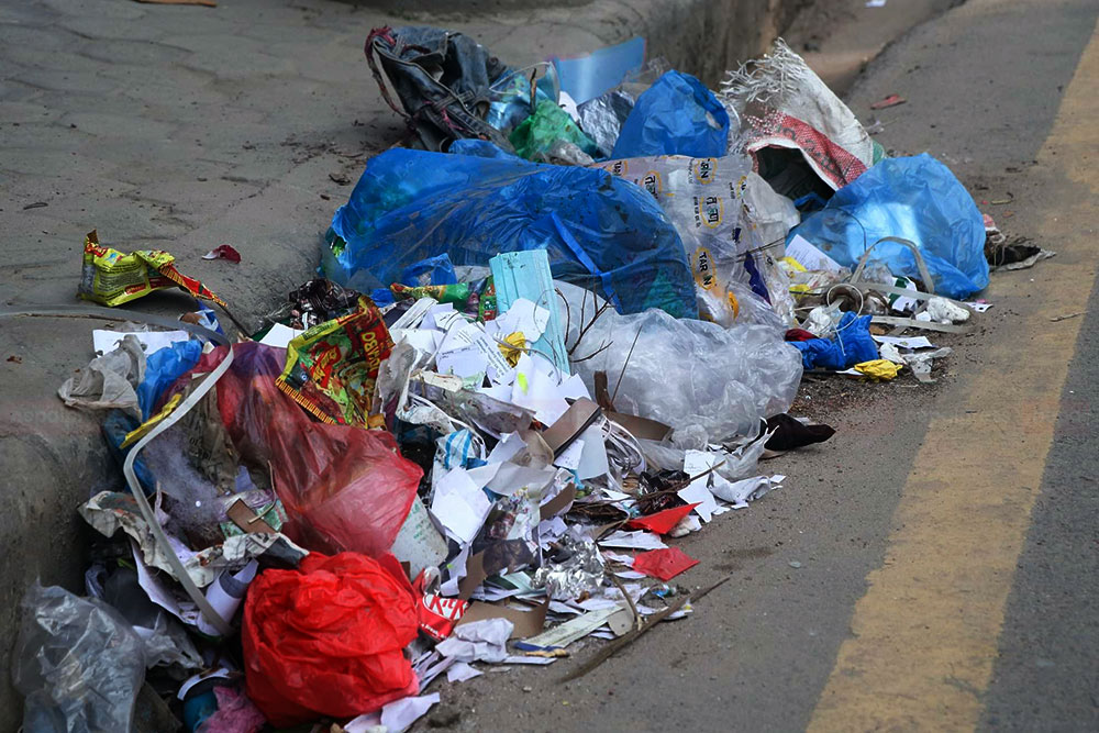 काठमाडौं उपत्यकामा थुप्रियो फोहोर