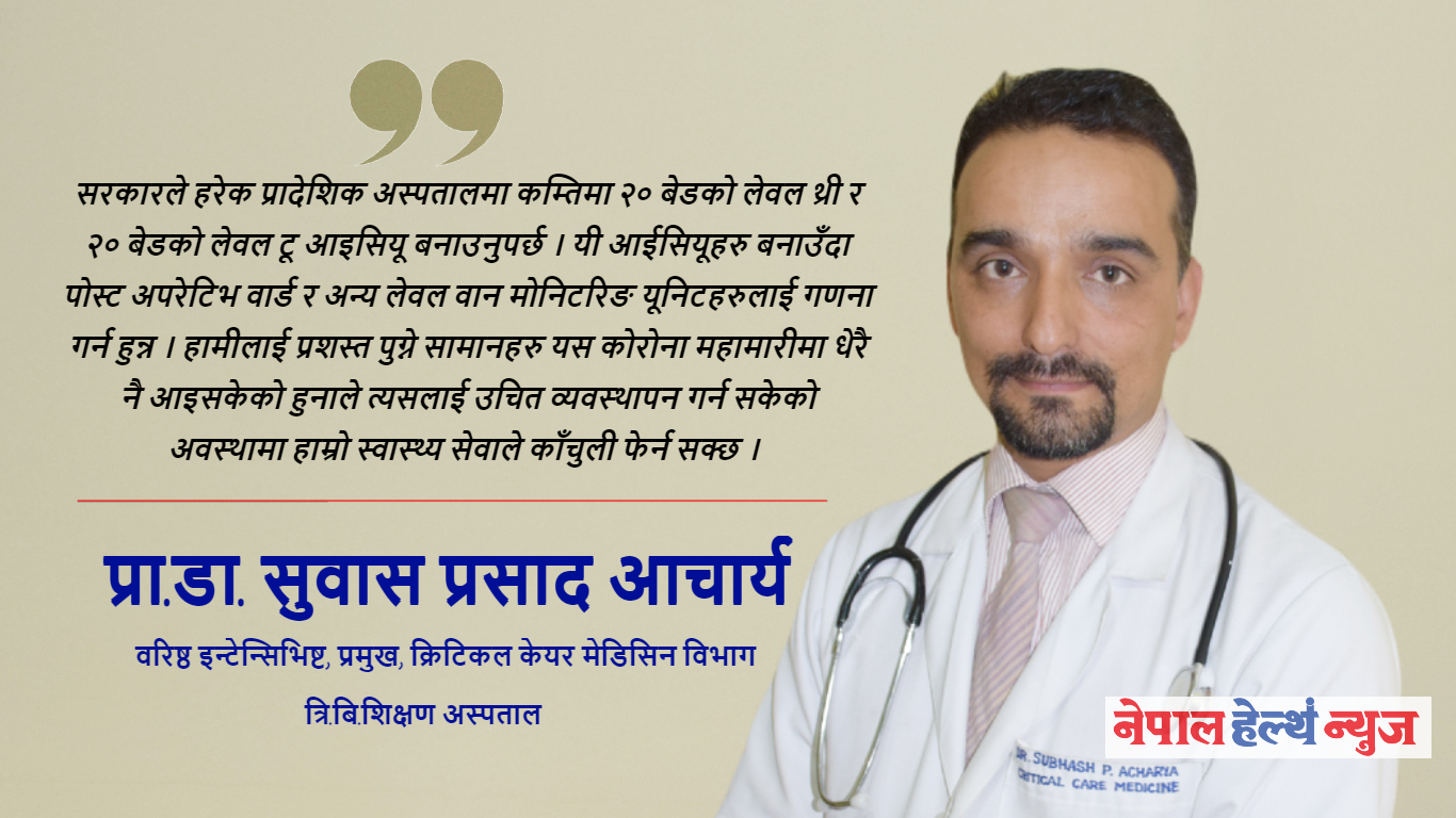 आईसियू व्यवस्थापन कसरी गर्न सकिन्छ ?