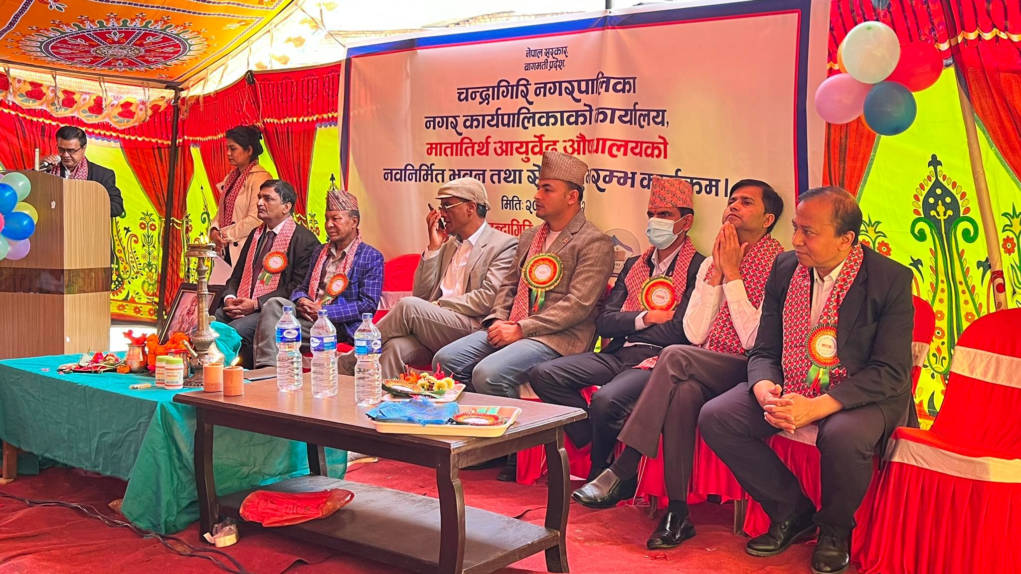 मातातीर्थ आयुर्वेद औषधालयले सुरु गर्यो आफ्नै नवनिर्मित भवनबाट आयुर्वेद उपचार सेवा