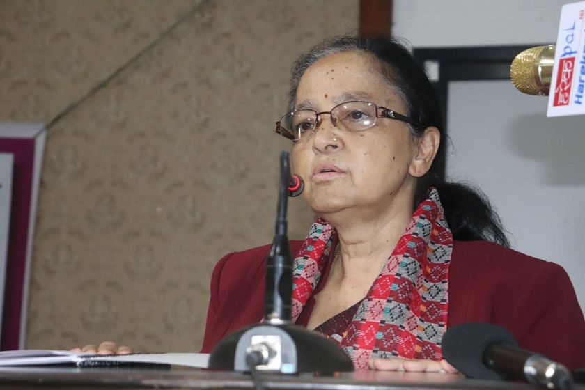 महिला,बालबालिका तथा ज्येष्ठ नागरिकमन्त्री उमा रेग्मी वीर अस्पताल भर्ना