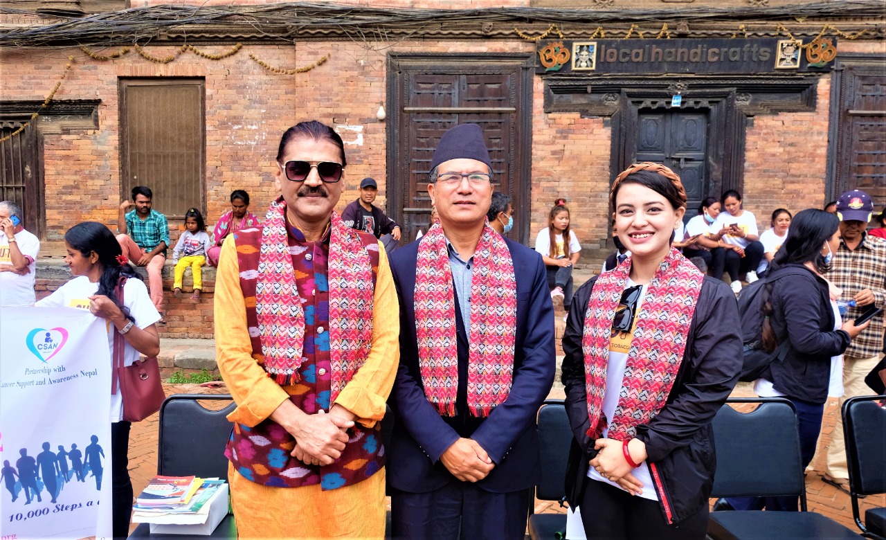 काठमाडौं क्यान्सर सेन्टरद्धारा भक्तपुरमा सुर्तिविरोधी वाकथुन सम्पन्न, ३०० भन्दा बढीको उत्साहजनक सहभागिता