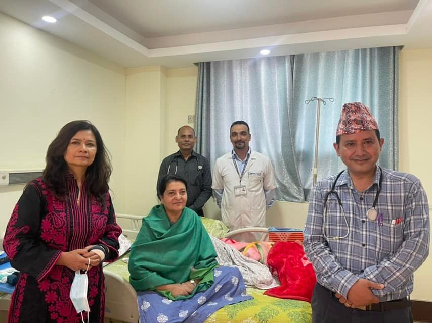 राष्ट्रपति भण्डारी अस्पतालबाट डिस्चार्ज