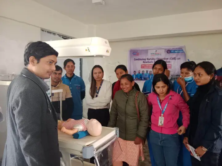 विरगंजका नर्सहरुलाई नवजात शिशु उपचार तालिम