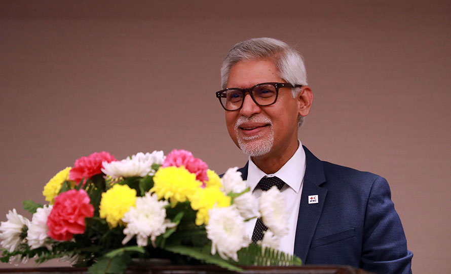 नेपाललाई थप मानवीय सहायता उपलब्ध गराउन तयार छु :आइएफआरसी महासचिव चापागाईं