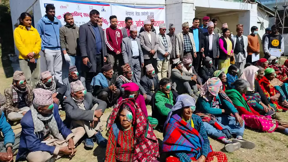 नेत्रज्योति संघद्धारा हुम्ला र कालिकोटमा १६८८ को आँखा परिक्षण, २३५ जनाको निःशुल्क शल्यक्रिया