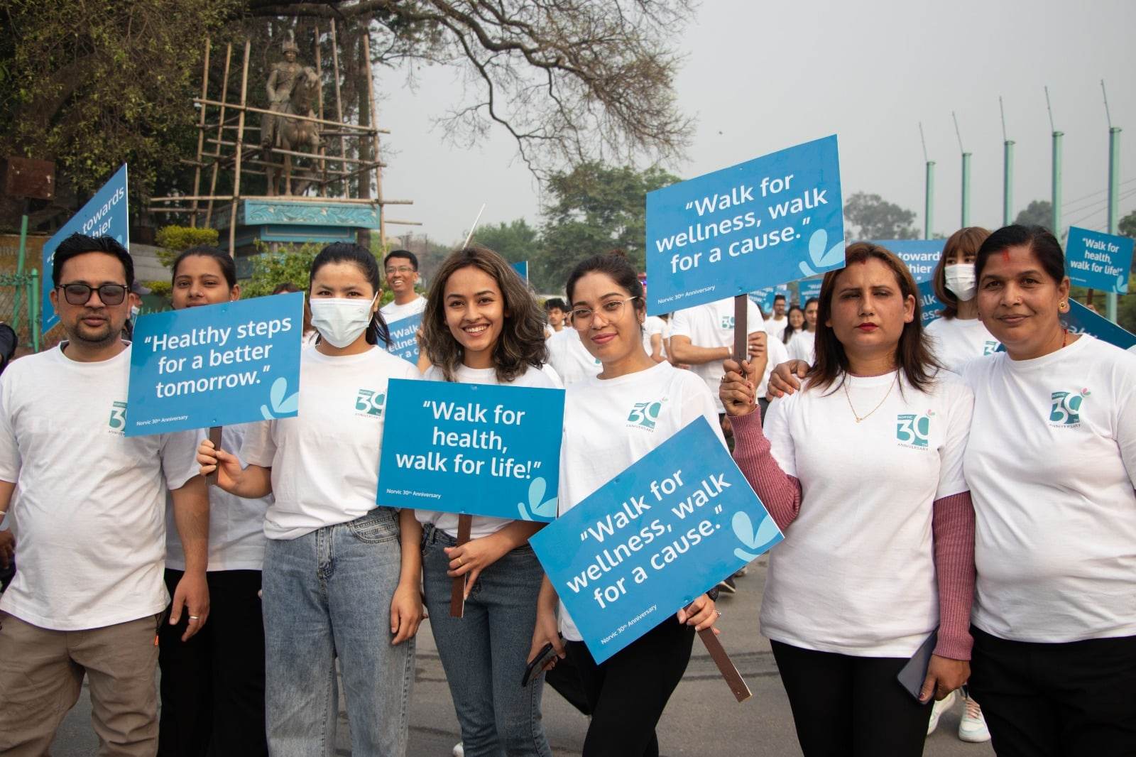 ३० औँ वार्षिकोत्सवको अवसरमा नर्भिकको प्रभातफेरि