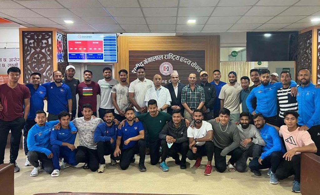 नेपाली क्रिकेट खेलाडीको गंगालालमा मुटु परीक्षण, सबै खेलाडीको रिपोर्ट सामान्य