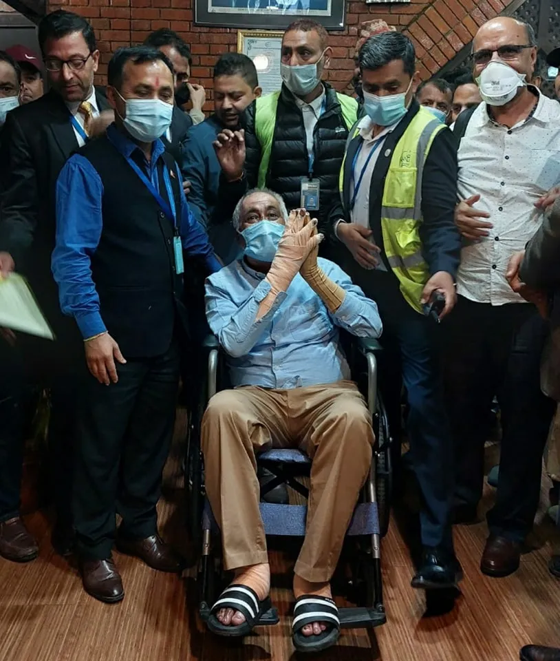 कांग्रेस नेता भण्डारीको फ्रन्टलाइन अस्पतालमा उपचार सुरु