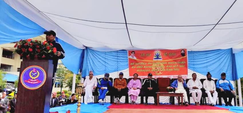 योगलाई जीवनको अभिन्न अङ्ग बनाउनुपर्छ : उपप्रधानमन्त्री श्रेष्ठ