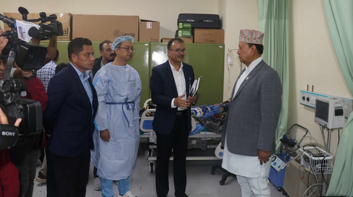 वीर अस्पतालमा भीआईपी र भीभीआईपीका लागि थप कक्ष