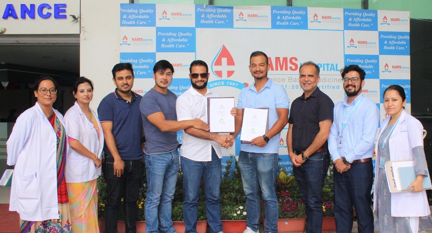 ह्याम्स अस्पताल र द क्लिफबीच सम्झौता, हेल्थ चेकअप प्याकेजमा ४० प्रतिशत सम्म छुट