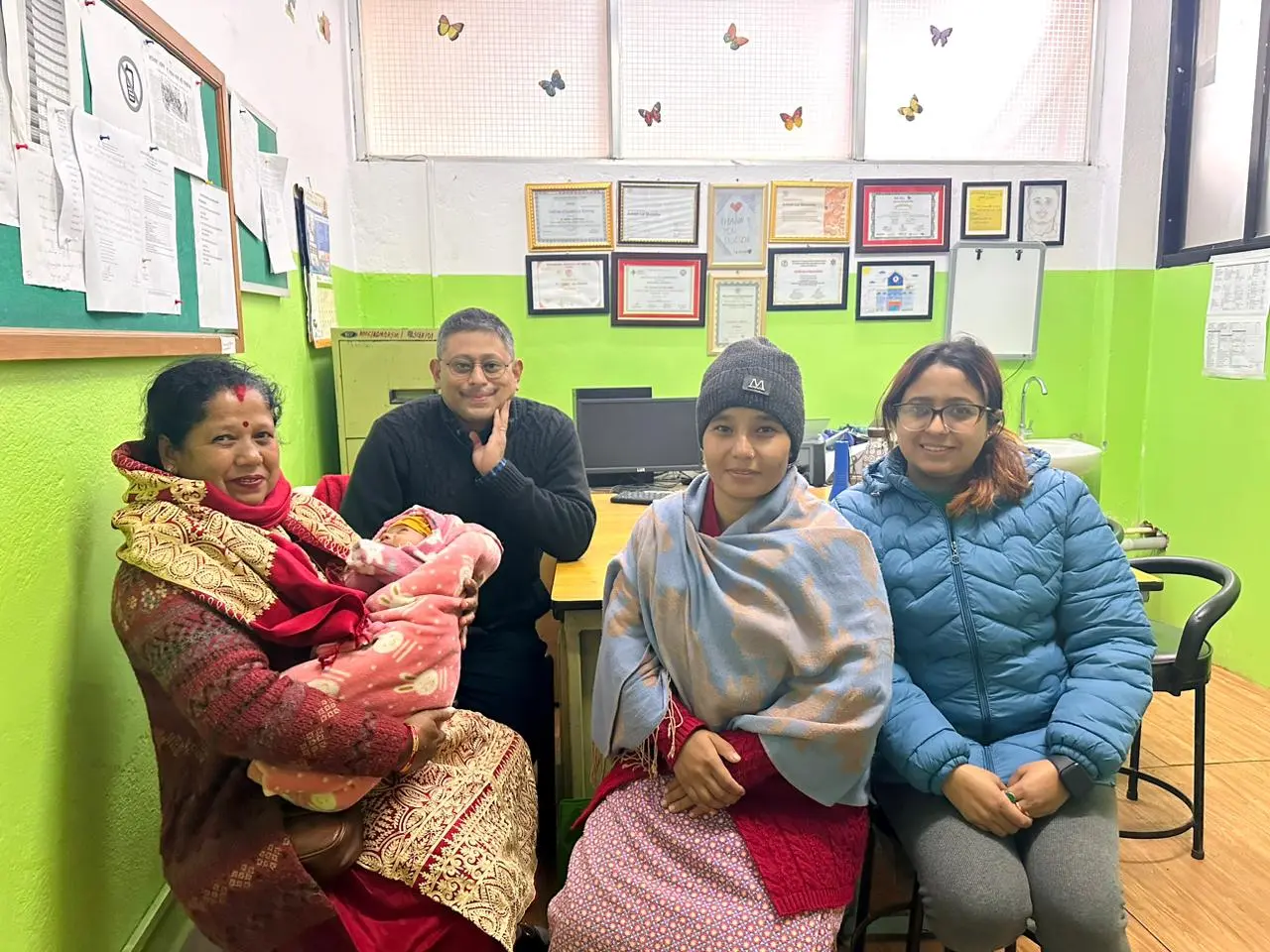 केएमसीमा ४२ दिने शिशुको जन्मजातै हर्नियाको सफल शल्यक्रिया