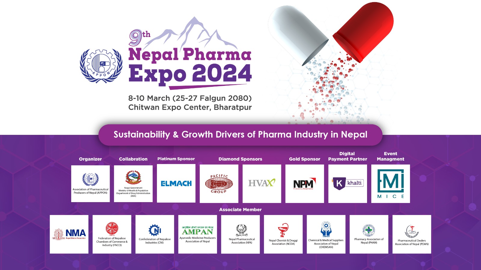 नेपाल फर्मा एक्स्पोका लागि सबै स्टल बुकिङ, विदेशबाट प्रयोगशाला र मेसिन पनि एक्स्पोस्थलमा आउन थाले