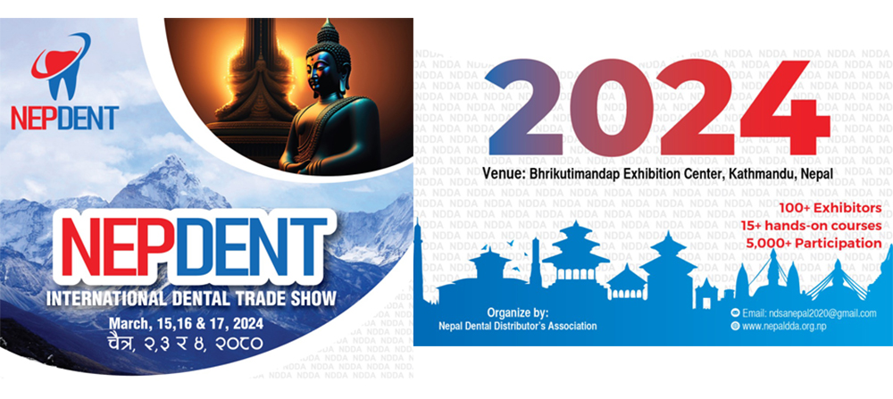 नेपडेन्ट इन्टरनेशनल डेन्टल ट्रेड शो २०२४ काठमाडौँमा सुरु