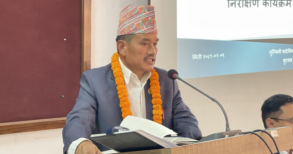 बुटवललाई स्वास्थ्यको हब बनाउने स्वास्थ्यमन्त्री पुनको दाबी