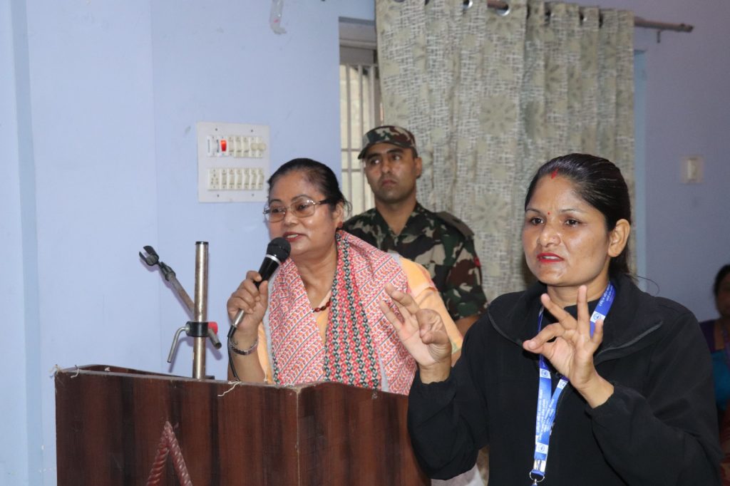 अपाङ्गता भएका सम्पूर्ण व्यक्तिको स्वास्थ्य बिमा गराउने तयारीमा छौँ : मन्त्री चौधरी