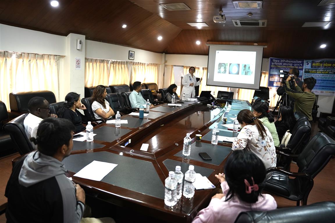 विश्व रेटिनोब्लाष्टोमा तथा मायोपिया सचेतना सप्ताह सम्पन्न