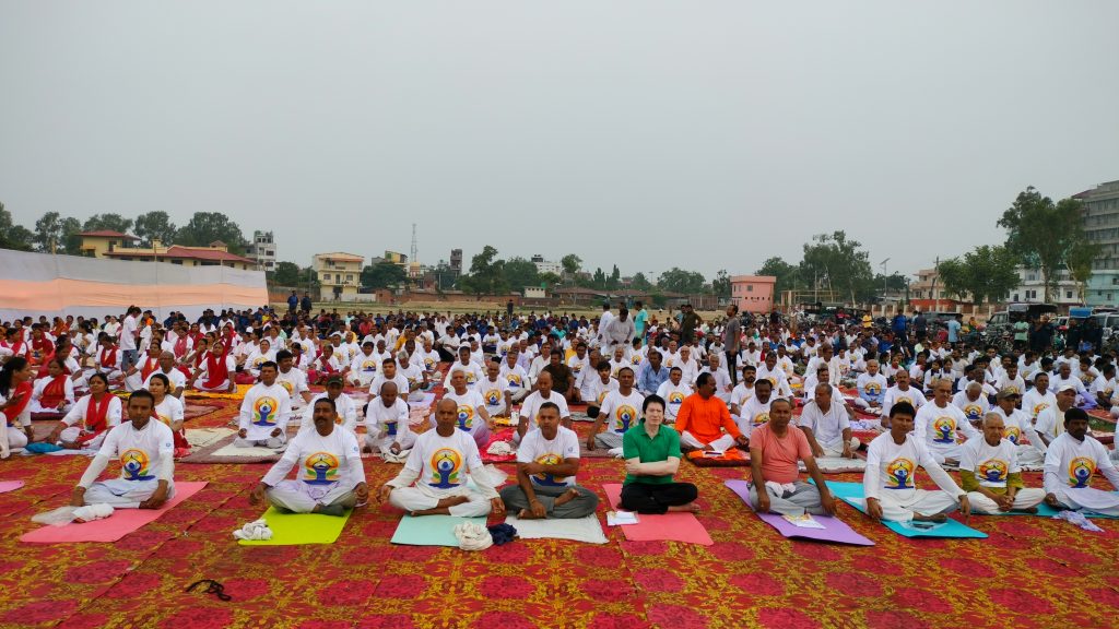 शारीरिक र मानसिक रुपमा स्वस्थ हुन योग तथा प्राकृतिक चिकित्सा महत्वपूर्णः  प्रदेश प्रमुख भण्डारी