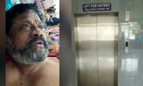 अस्पतालको लिफ्टमा ४८ घण्टा फसेका रविन्द्रनको कथाः ‘बाँच्ने आशा नै मारिसकेको थिएँ’