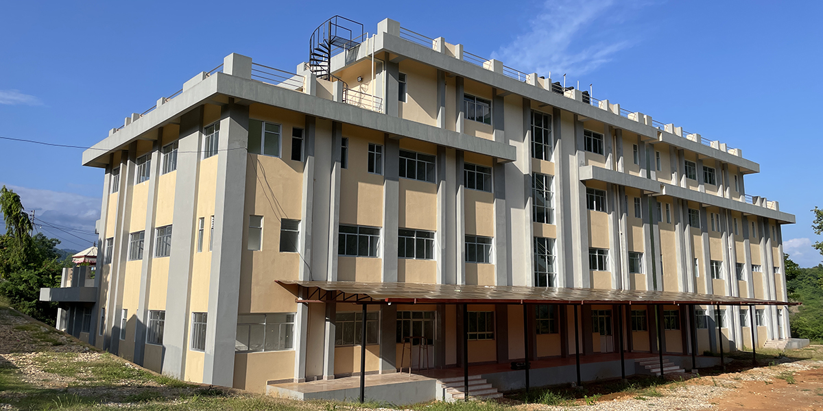 १५ करोडमा निर्मित सुविधा सम्पन्न अस्पताल भवन पाँच महिनादेखि उपयोगविहीन