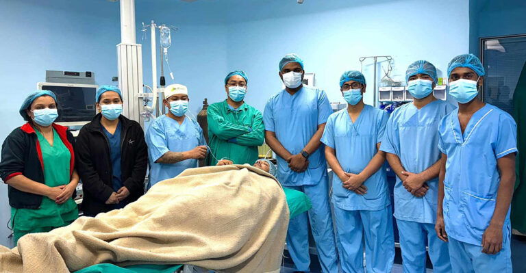 सन्दीप लामिछानेको हर्नियाको शल्यक्रिया सफल