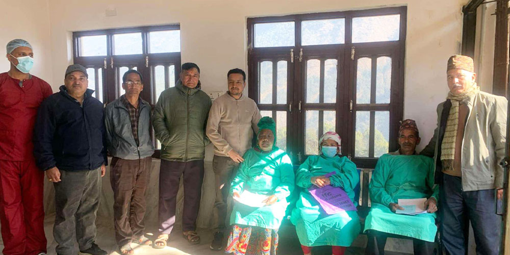 बागलुङमा ‘फेको’ प्रविधिबाट आँखाको शल्यक्रिया
