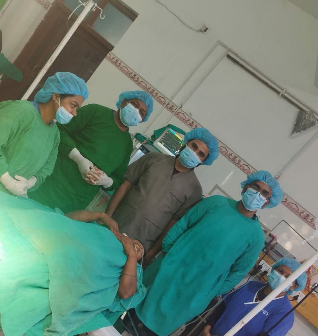 गौर अस्पतालमा पहिलो पटक आङ खस्ने रोगको सफल शल्यक्रिया