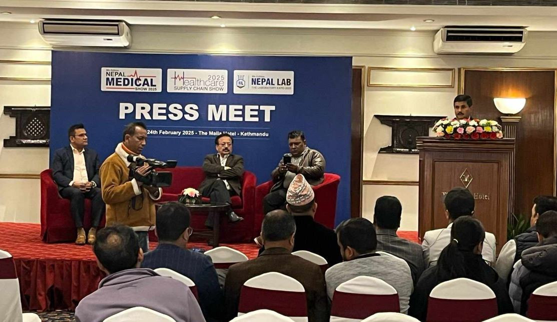‘नेपाल मेडिकल एण्ड ल्याब एक्स्पो’ फागुन १५ गतेदेखि काठमाडौँमा हुने