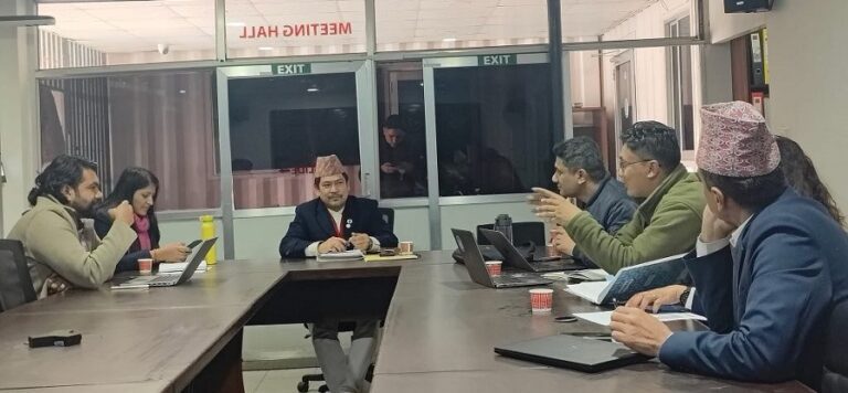 आपतकालीन चिकित्सकीय समूह परिचालन कार्यविधि २०८१ सम्बन्धी ‘सिमुलेसन’ अभ्यासको पूर्वतयारी बैठक