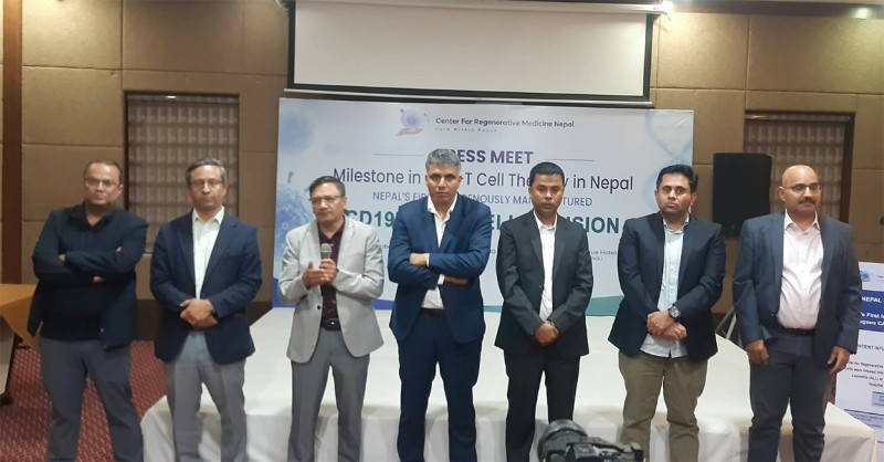नेपालमै उत्पादित कार–टी सेलबाट पहिलोपटक क्यान्सर बिरामीको उपचार