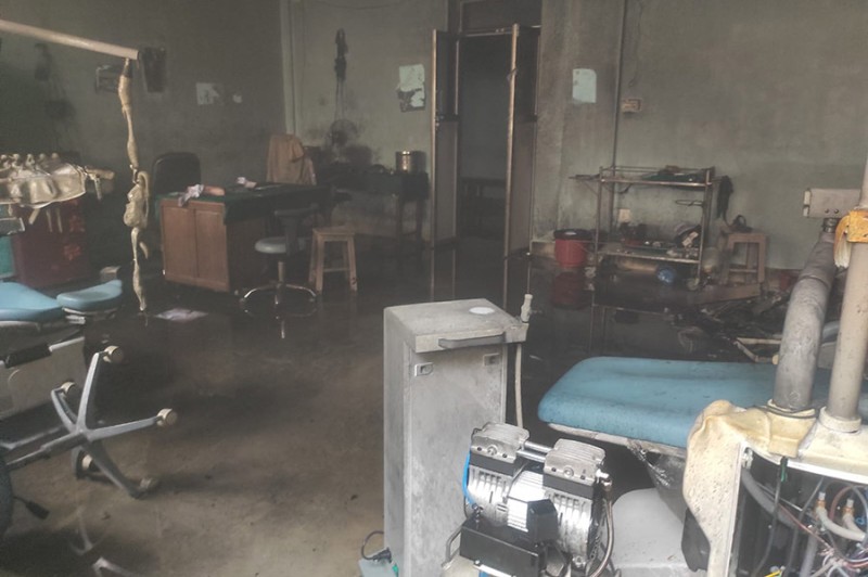 गजेन्द्रनारायण सिंह अस्पतालमा आगलागी