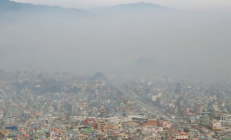 काठमाडौं विश्वकै सातौँ प्रदूषित सहरमा सूचीकृत