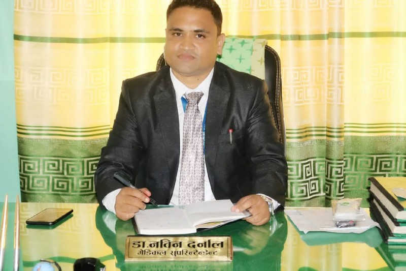 भेरी अस्पतालको प्रमुख मेडिकल सुपरिटेन्डेन्टमा डा. नविन दर्नाल
