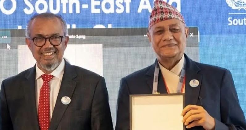 नेपाल नेत्रज्योति सङ्घलाई डब्लुएचओको ‘पब्लिक हेल्थ च्याम्पियन’ अवार्ड