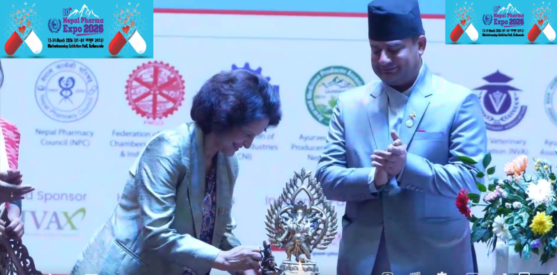 फार्मामा नवीनता र प्रविधिको संगम : भृकुटीमण्डपमा सुरु भयो ‘नेपाल फर्मा एक्स्पो २०२६’
