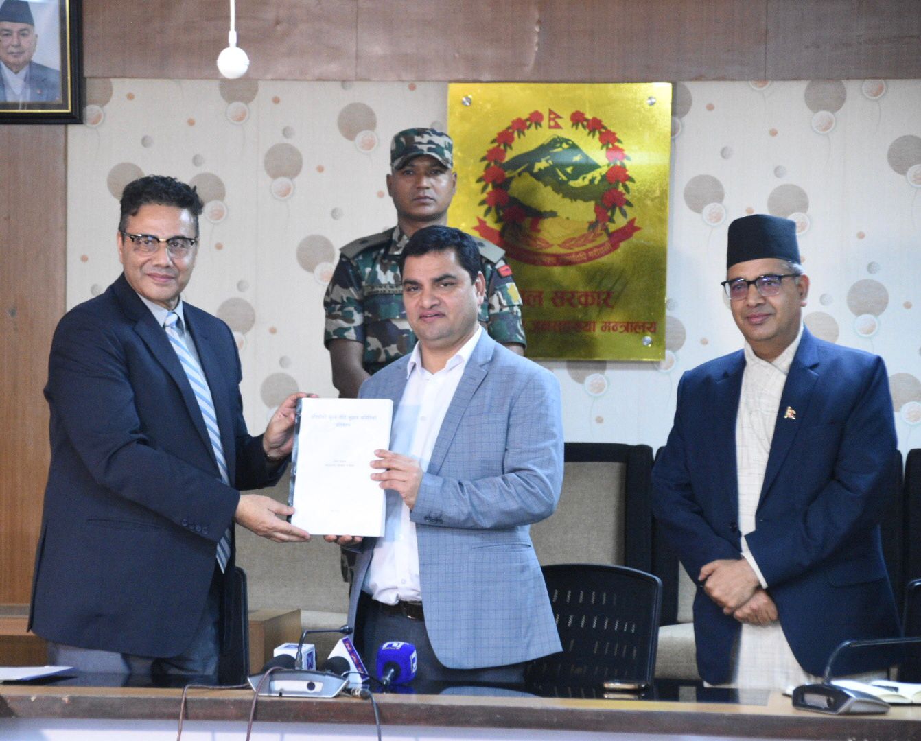 Minister Paudel stated, "We will create an environment where citizens can access medicine at a reasonable price