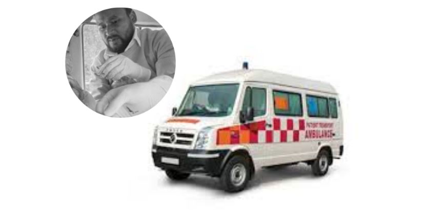 गुडिरहेको एम्बुलेन्सभित्रै चिकित्सकले उपचार गरेपछि...