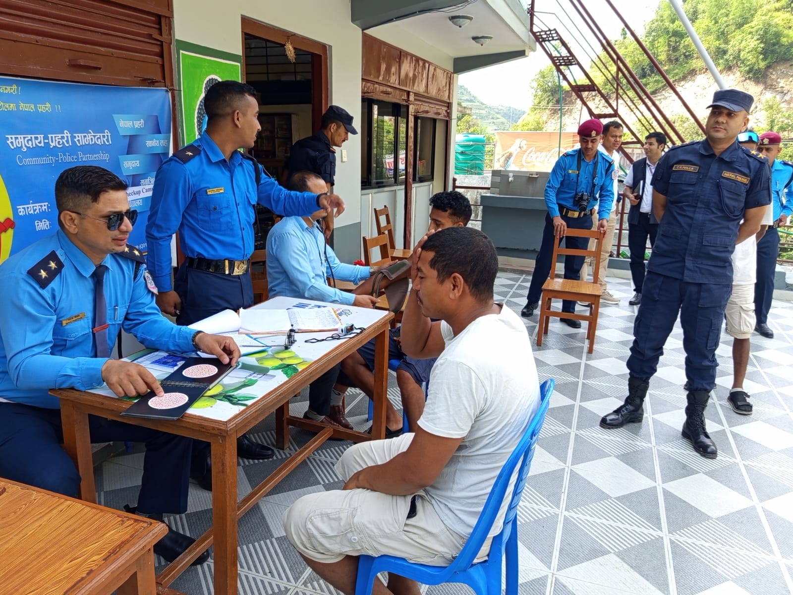 अर्घाखाँचीमा सवारी चालकका लागि निःशुल्क आँखा र स्वास्थ्य परीक्षण