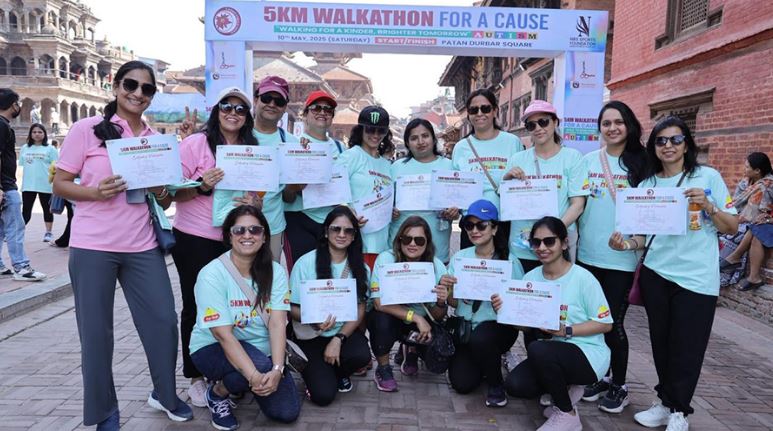 अटिज्म भएका बालबालिकाका लागि एलसीएनको सहयोगी वाकाथन